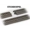 Märklin H0 C-Track dešinioji iešmas 188,3 mm su sankasa (24612)