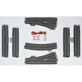 Märklin 24902 C-Gleis H0 buferinė atrama su LED apšvietimu