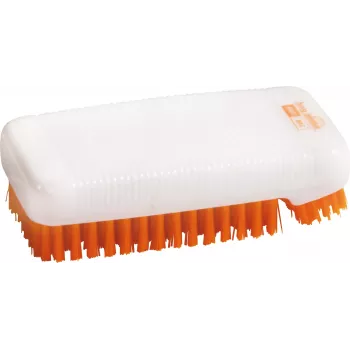 Haug Bürsten 7206 nagų šepetėlis baltas oranžinis plastikinis