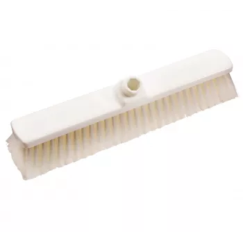 Haug Bürsten 88820 šluotos galva, balto plastiko, 40 cm pločio, srieginis sujungimas