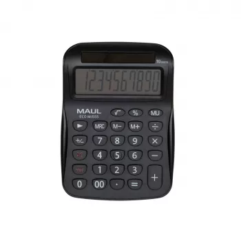 MAUL ECO MJ 555 stalinis skaičiuotuvas baltas 12 skaitmenų dvigubas maitinimas 7263502