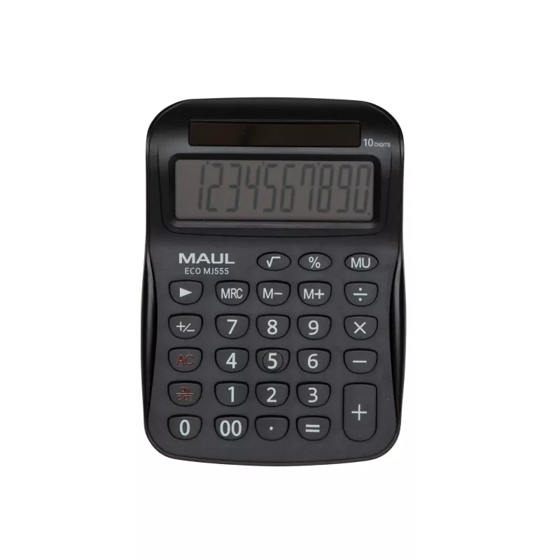 MAUL ECO MJ 555 stalinis skaičiuotuvas baltas 12 skaitmenų dvigubas maitinimas 7263502