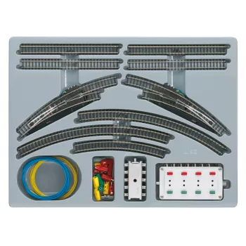 Märklin 08192 Dvigubų bėgių rinkinys T1 - Z mastelis (1:220) bėgių plėtimo rinkinys