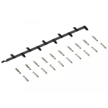 Märklin Z mastelio bėgių atskyrimo ir sujungimo kontaktų rinkinys (10 atskiriamųjų, 20 sujungiamųjų) 08954