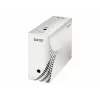 LEITZ easyboxx archyvinė dėžė balta, 150 mm vidinis plotis, 25 vnt., perdirbtas gofruotasis kartonas