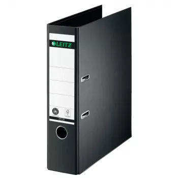 LEITZ kartono svirties segtuvas, 180°, A4, 80 mm, juodas 1007-00-95