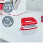 LEITZ Mini NeXXt WOW 5060 raudonas 2 skylių perforatorius, 10 lapų, 5060-10-26