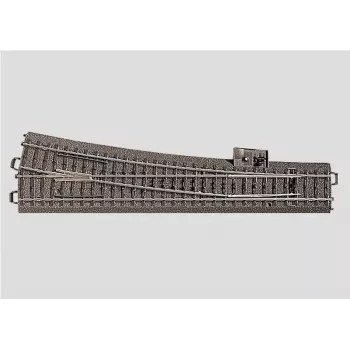 Märklin H0 C-Gleis (su pylimu) 24712 iešmas, plonas, dešinysis 236,1 mm