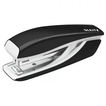 LEITZ Nexxt WOW Mini segiklis, 10 lapų talpa, 50 mm gylis, užkraunamas iš viršaus, juodas (5528-10-95)