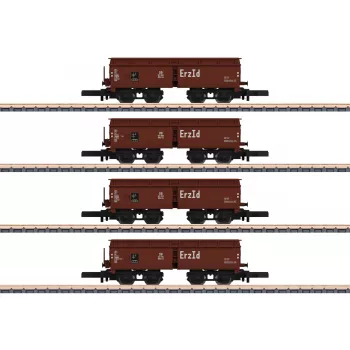 Märklin 082710 Z mastelio savaime iškraunamų vagonų rinkinys Deutsche Bundesbahn IV epocha