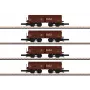 Märklin 082710 Z mastelio savaime iškraunamų vagonų rinkinys Deutsche Bundesbahn IV epocha