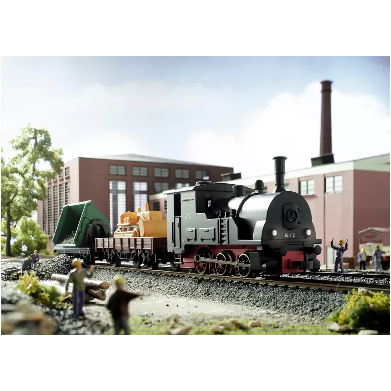 Märklin 29133 HO mastelio krovininio traukinio pradinis rinkinys su baterijomis ir infraraudonųjų spindulių nuotolinio valdymo pultu