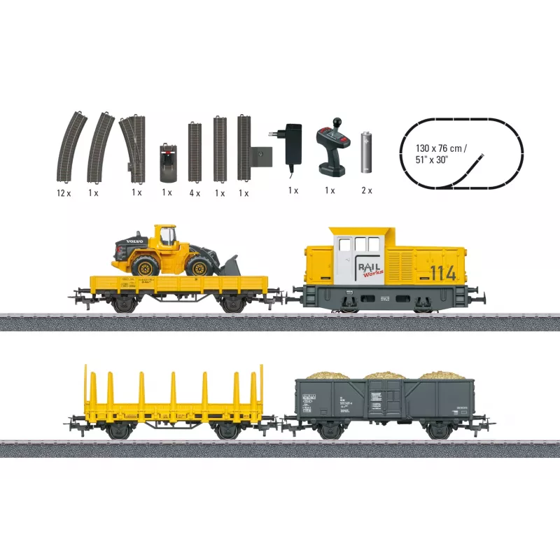 Märklin Start up 29188 H0 statybvietės pradinis rinkinys