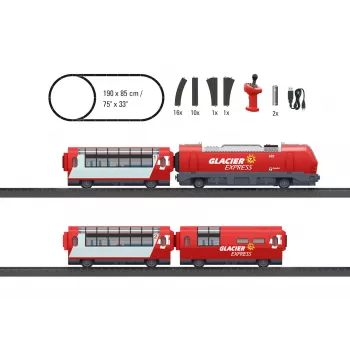 Märklin World 29348 H0 startinis rinkinys Glacier Express (29348)