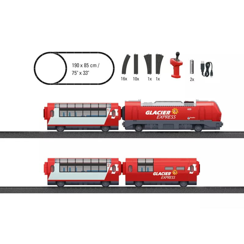 Märklin World 29348 H0 startinis rinkinys Glacier Express (29348)