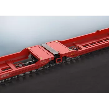 Märklin 47470 H0 slankiojančių sienų prekinis vagonas Hbbillns 305 DB AG V epocha
