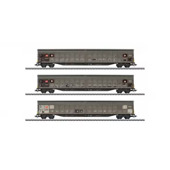 Märklin 48067 H0 3 vagonų rinkinys su stumdomomis sienomis DB AG