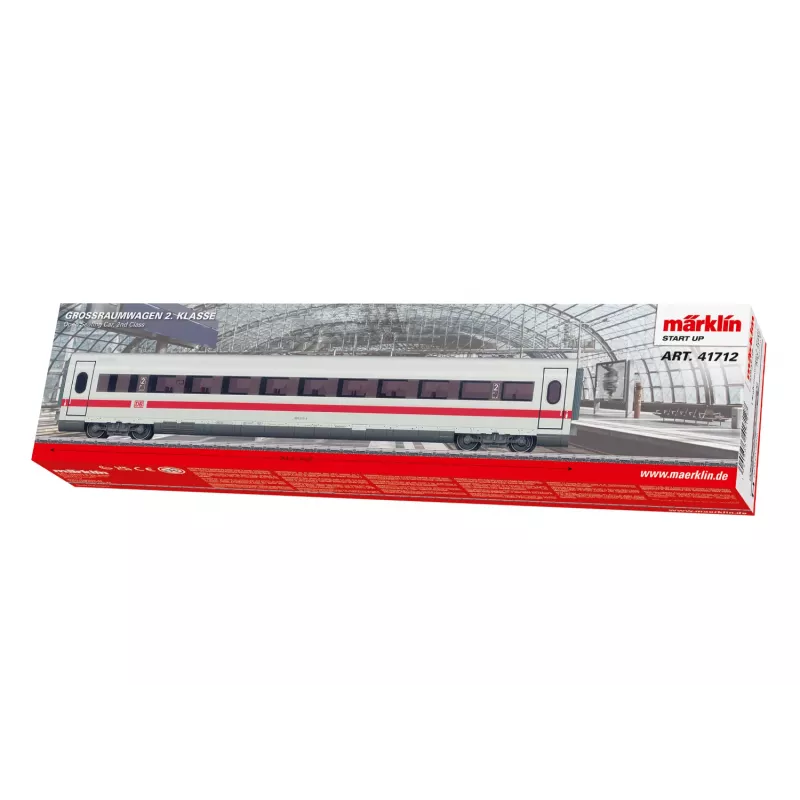 Märklin Start up 041712 H0 2 klasės atviras saloninis vagonas ICE 2, BR 806.3, VI epocha, AC, 1:87