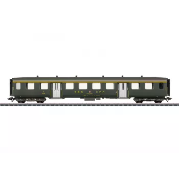 Märklin 043363 H0 lengvasis plieninis greitasis keleivinis vagonas, 1 klasė, SBB