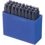Brüder Mannesmann 27 dalių raidžių štampų rinkinys 10 mm (244-10)