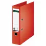 LEITZ 180° svirtinė archyvinė segtuvė A4 80 mm šviesiai raudona kartoninė 1007-00-20