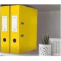 Leitz 180° WOW A4 segtuvas su svirtimi, geltonas, 80 mm nugarėlė, 600 lapų, kartoninis, 10050016