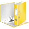 Leitz 180° WOW A4 segtuvas su svirtimi, geltonas, 80 mm nugarėlė, 600 lapų, kartoninis, 10050016