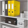 Leitz 180° WOW A4 segtuvas su svirtimi, geltonas, 80 mm nugarėlė, 600 lapų, kartoninis, 10050016
