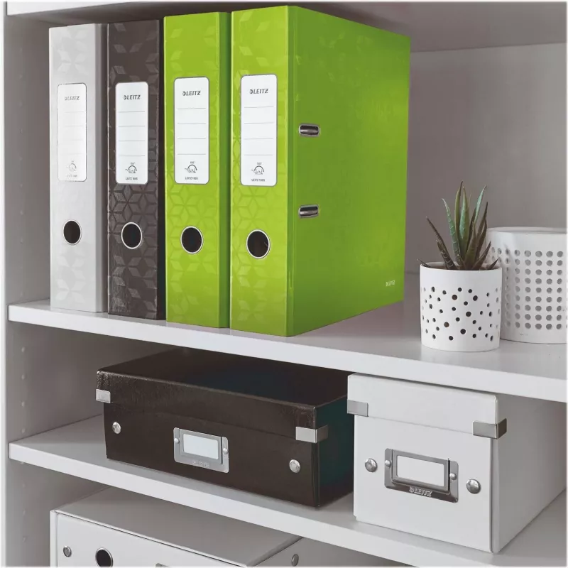 Leitz 180° WOW A4 segtuvas su apvaliais žiedais, kartoninis, žalias, 600 lapų, 80 g/m² (10050054)