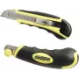 Brüder Mannesmann universalus peilis su Softgrip, automatiniu geležtės reguliavimu, 18 mm laužiama geležte, 60100