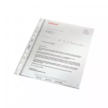 LEITZ 47960000 A4 perforuotas kišenė, polipropilenas 0,07 mm, permatoma, 100 vnt.