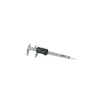 Brüder Mannesmann M823-160 skaitmeninis slankmatis, 0-150 mm, 0,01 mm raiška, aliuminis, su dėklu