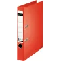 LEITZ 180° svirtinio segtuvo aplankas A4 50 mm šviesiai raudonas kartoninis 1008-00-20