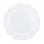 PAPSTAR apvalios servetėlės tortui, 30 cm, baltos, 100 vnt. (12263)