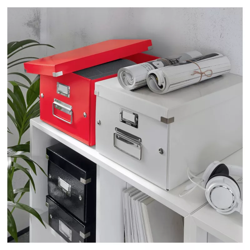 Leitz Click & Store WOW dokumentų dėžė iš kartono, raudona, 60440026