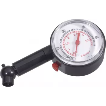Brüder Mannesmann 054T rašiklio tipo padangų slėgio matuoklis, 0,5-3,5 bar / 7-50 psi, analoginis, metalinis korpusas, kišeninis segtukas