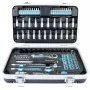 BRÜDER MANNESMANN QUANTOOL Q25003 116 dalių 1/4 inch šešiakampio antgalių rinkinys su apsauginiais antgaliais