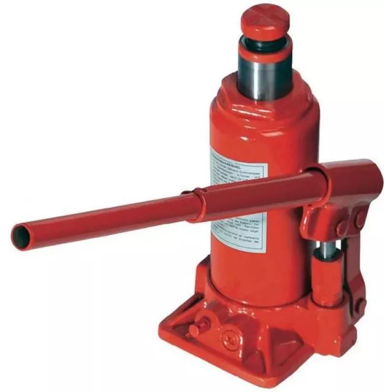 Brüder Mannesmann hidraulinis butelinis domkratas 8 t, kėlimo aukštis 200-385 mm (007-T-GS-8T)