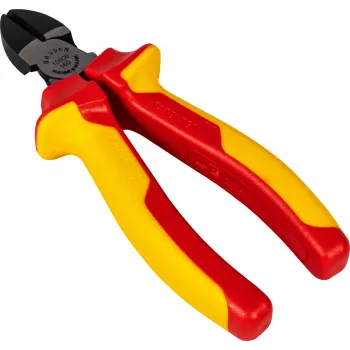 BRÜDER MANNESMANN VDE šoninės replės 160 mm, izoliuotos, skirtos darbui su įtampa, 1000V AC 10606