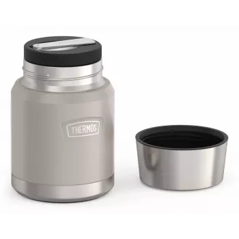 THERMOS ICON terminis maisto indas smėlinės spalvos 0,47 l, nerūdijančio plieno su sulankstomu šaukštu 4120323047