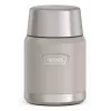 THERMOS ICON terminis maisto indas smėlinės spalvos 0,47 l, nerūdijančio plieno su sulankstomu šaukštu 4120323047