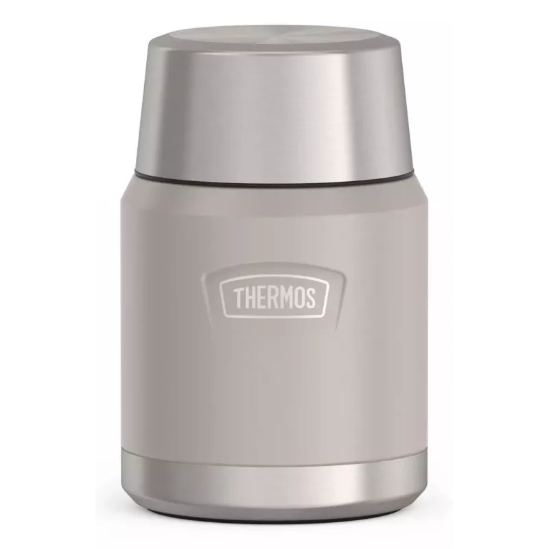 THERMOS ICON terminis maisto indas smėlinės spalvos 0,47 l, nerūdijančio plieno su sulankstomu šaukštu 4120323047