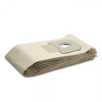 Kärcher popieriniai filtravimo maišeliai - dulkių maišas - natūralios spalvos - 210 mm - 380 mm - 55 mm - 500 g (skirti NT 40/1 6.904-208.0)