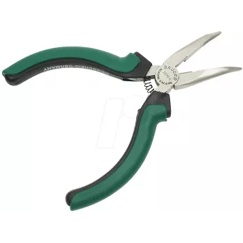 BRÜDER MANNESMANN GREEN LINE elektronikos lenktos adatinės replės 125 mm, įrankių plienas, žalios/sidabrinės/juodos M 1070-5