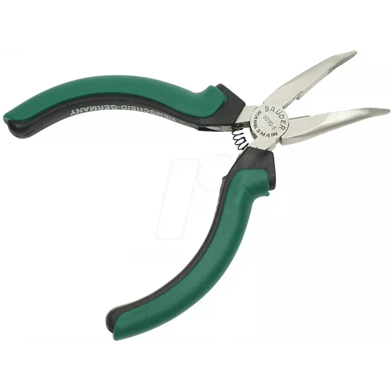 BRÜDER MANNESMANN GREEN LINE elektronikos lenktos adatinės replės 125 mm, įrankių plienas, žalios/sidabrinės/juodos M 1070-5