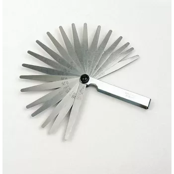 BRÜDER MANNESMANN MAN M247-20 tarpų matuoklių rinkinys, 20 plokštelių, 0,05–1,0 mm, metrinė sistema