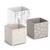 Zeller Grass White 32 x 32 x 32 cm 14536 dėžė daiktams laikyti
