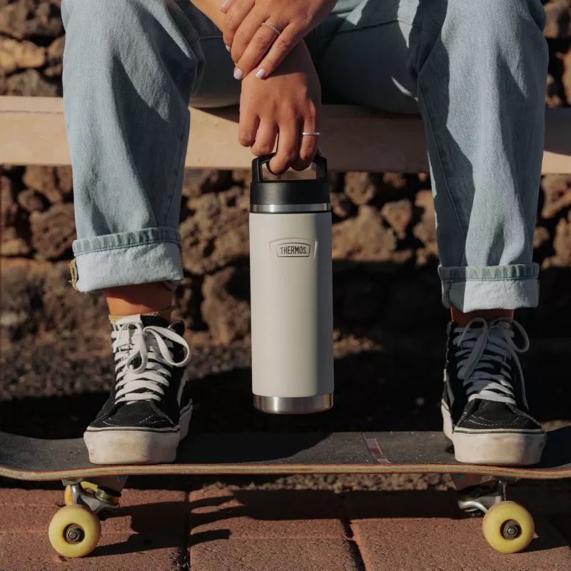 THERMOS ICON Beverage vakuuminė termostatinė nerūdijančio plieno gertuvė 710 ml Sandstone 4122323071