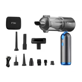 Fakir AS 150 LT daugiafunkcis belaidis rankinis dulkių siurblys, anthracite/blue, 120 W, 11,1 V, 3 galios lygiai, 2993003