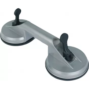 BRÜDER MANNESMANN vakuuminis keltuvas su 2 siurbtukais, 115 mm skersmens, briaunų nesulaužantis ABS plastikas, 1 vnt. (99002)